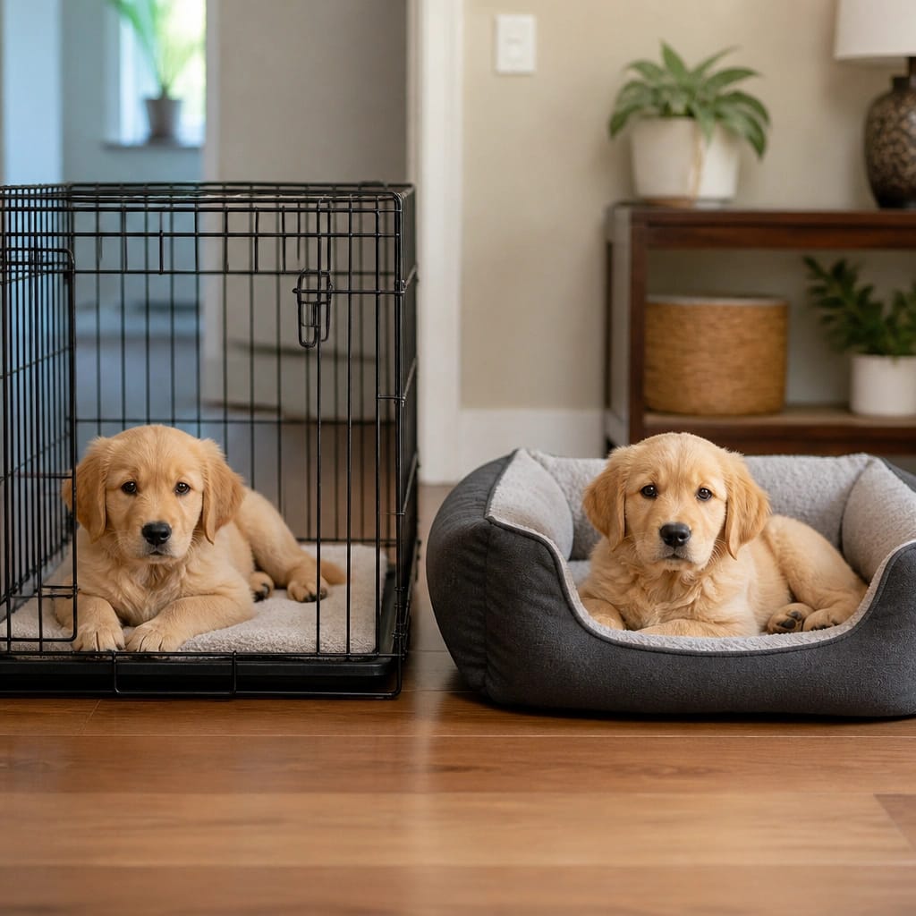 Crate vs. Open Dog Bed: Which Setup Works First
