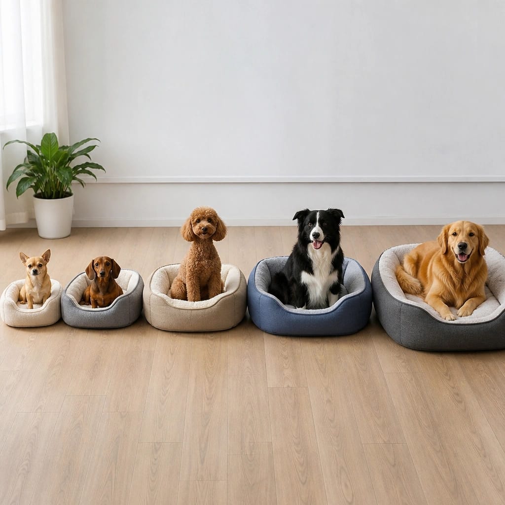 Dog Bed Size Chart by Breed