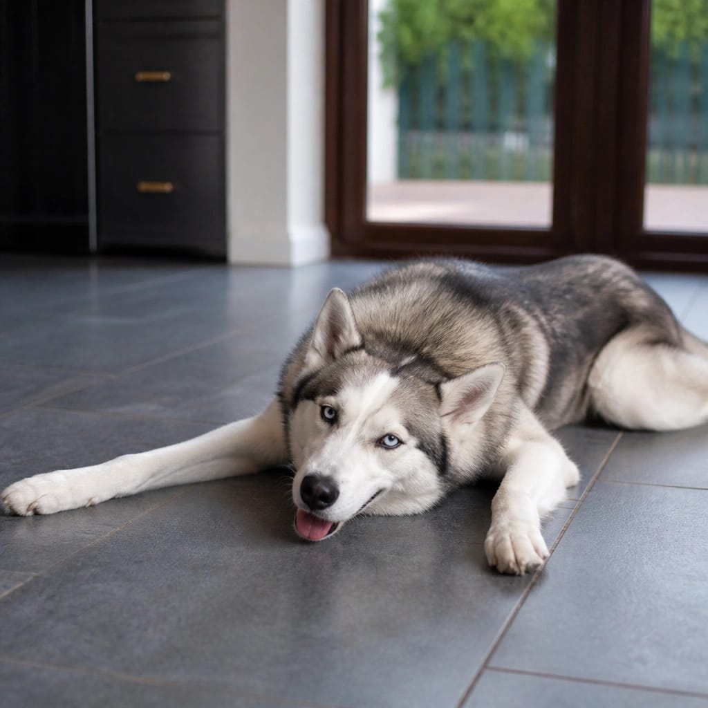 How Huskies Actually Sleep