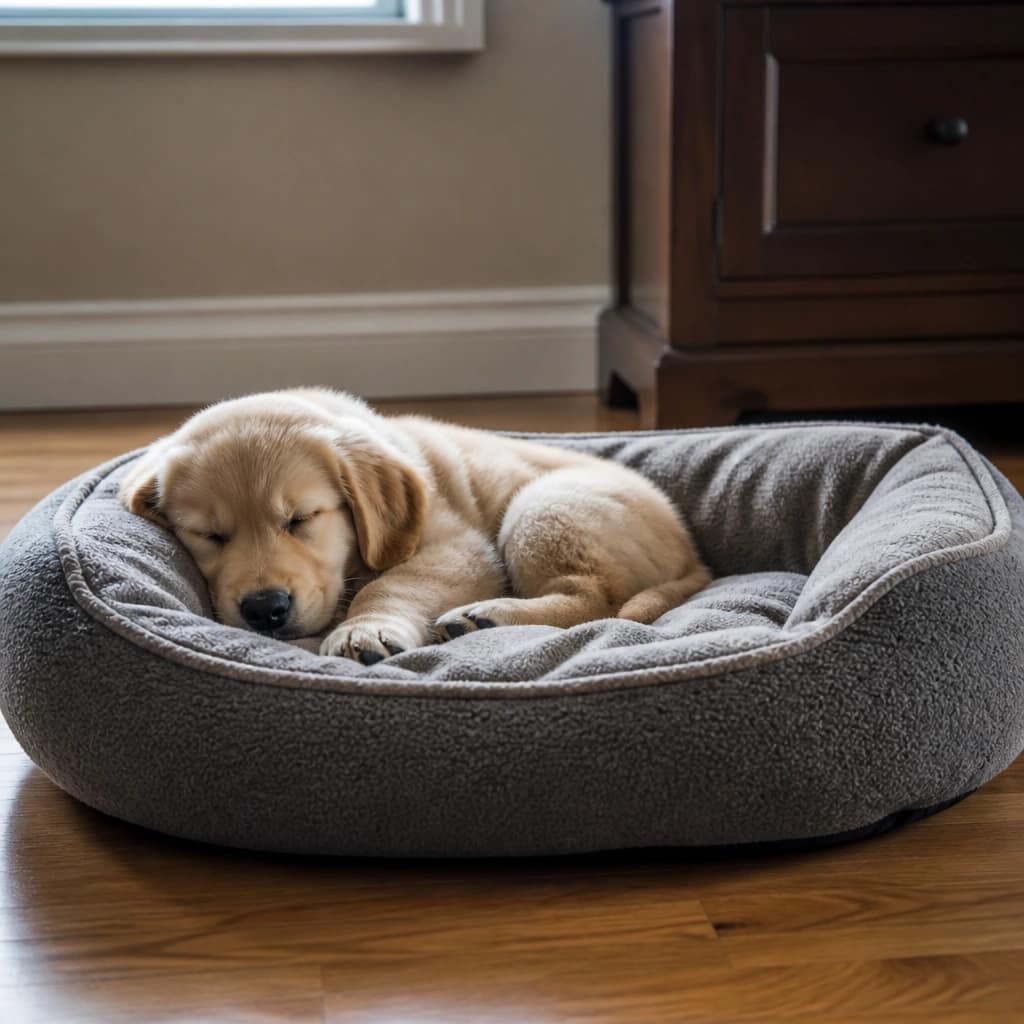 How to Train a Puppy to Sleep in Their Own Bed