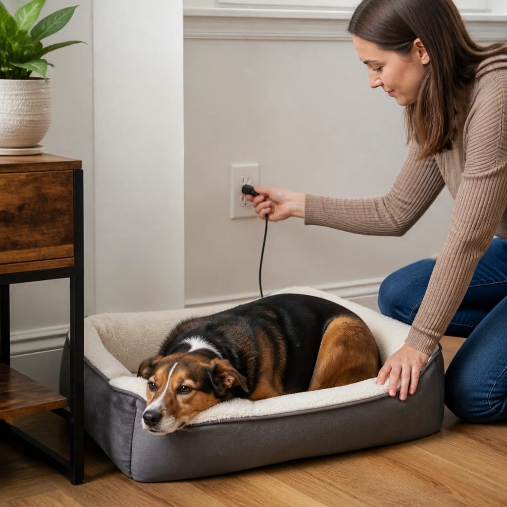 How to Use a Heated Dog Bed Safely: Step-by-Step