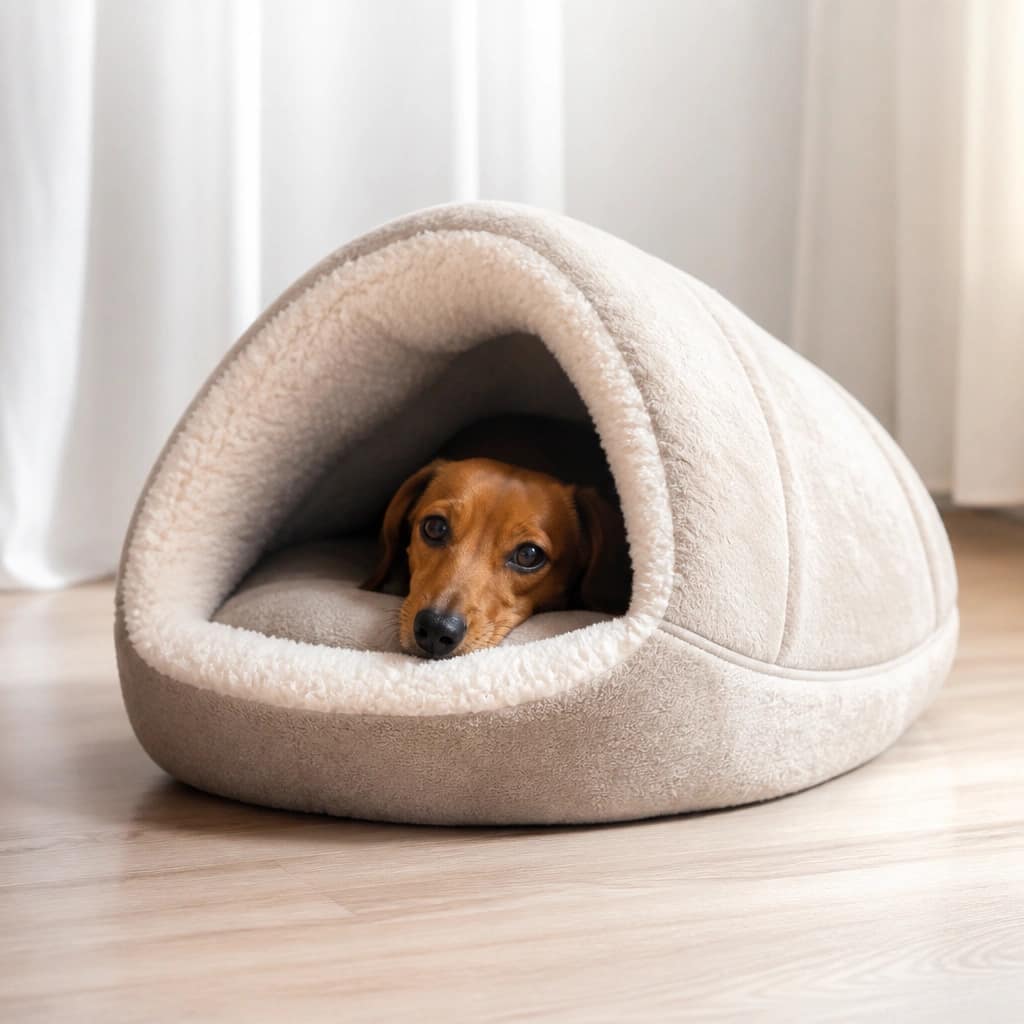 What a Nesting or Burrow-Style Dog Bed Is (And How It Differs From a Regular Bed)