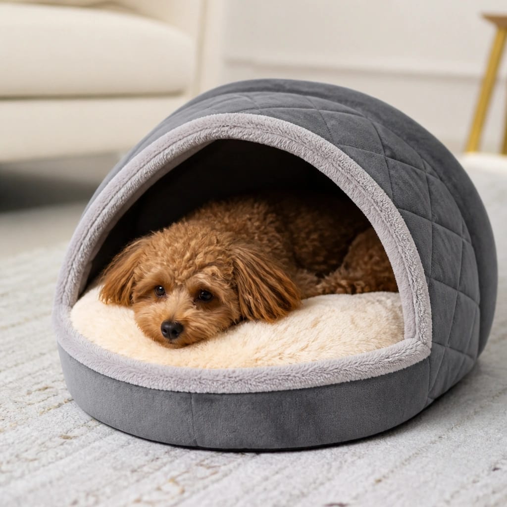 What Exactly Is a Cave/Hooded Dog Bed?