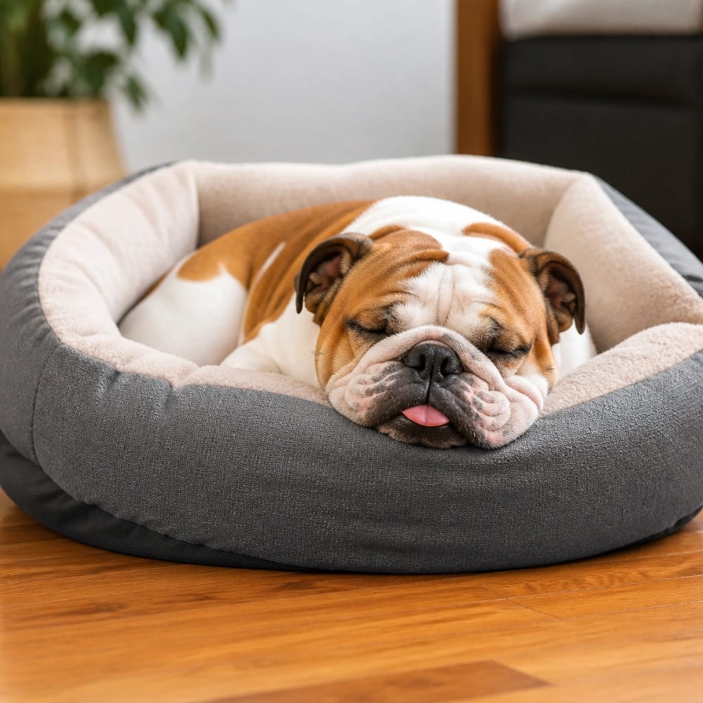 What Kind of Bed Does a English Bulldog Need?