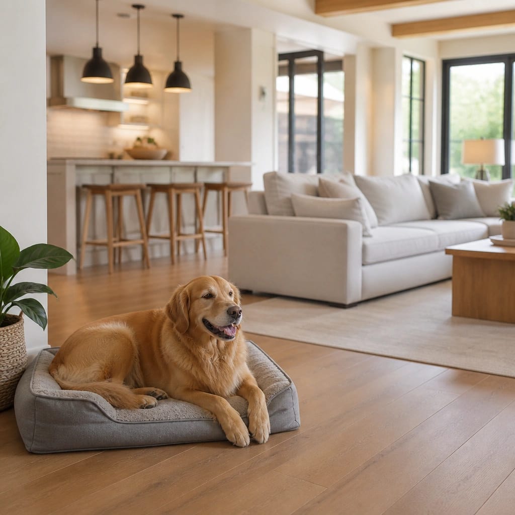 Best Dog Bed Placement for Open-Plan Homes