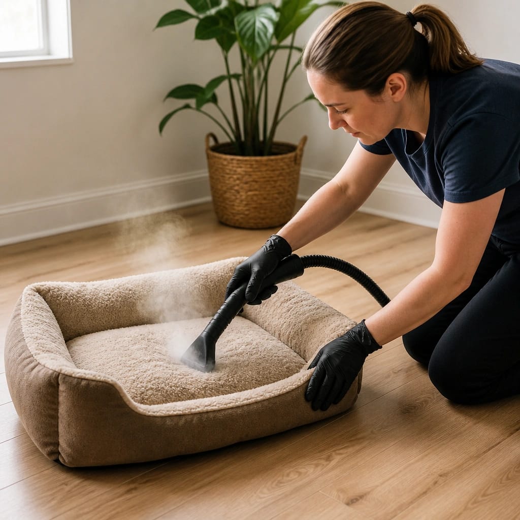 Can You Steam Clean a Dog Bed?