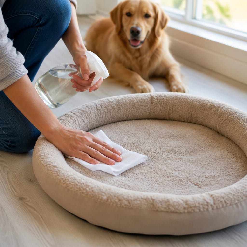 Can You Use Vinegar to Clean a Dog Bed?