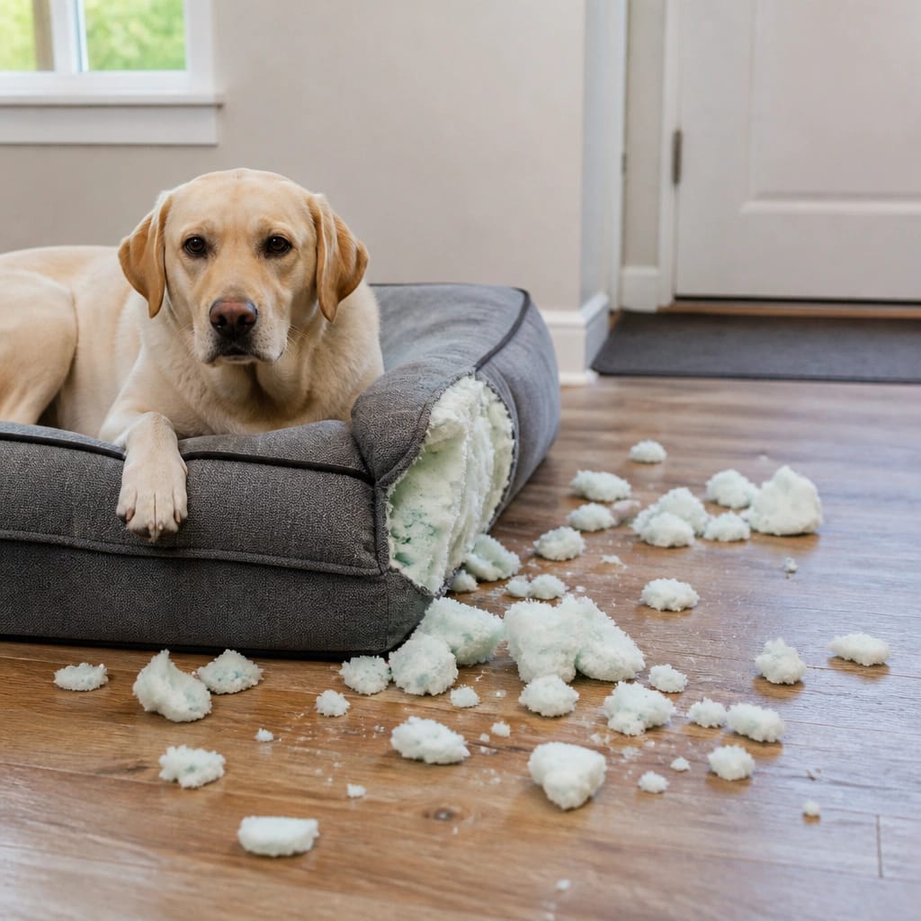 Common Mistakes Dog Owners Make with Chewers and Foam Beds