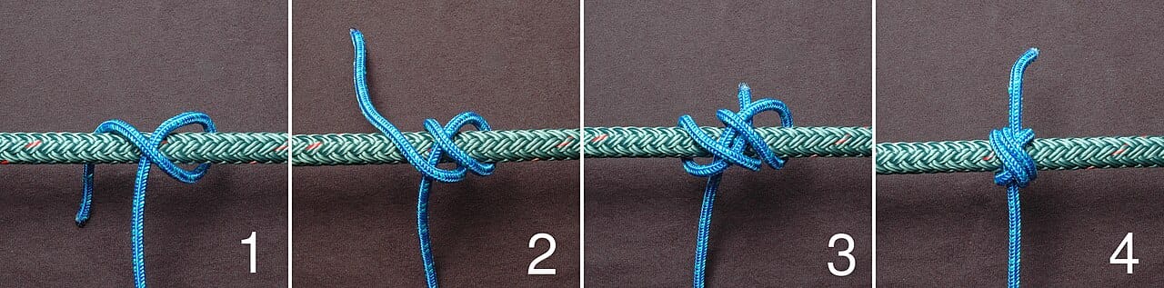 Double knots tying