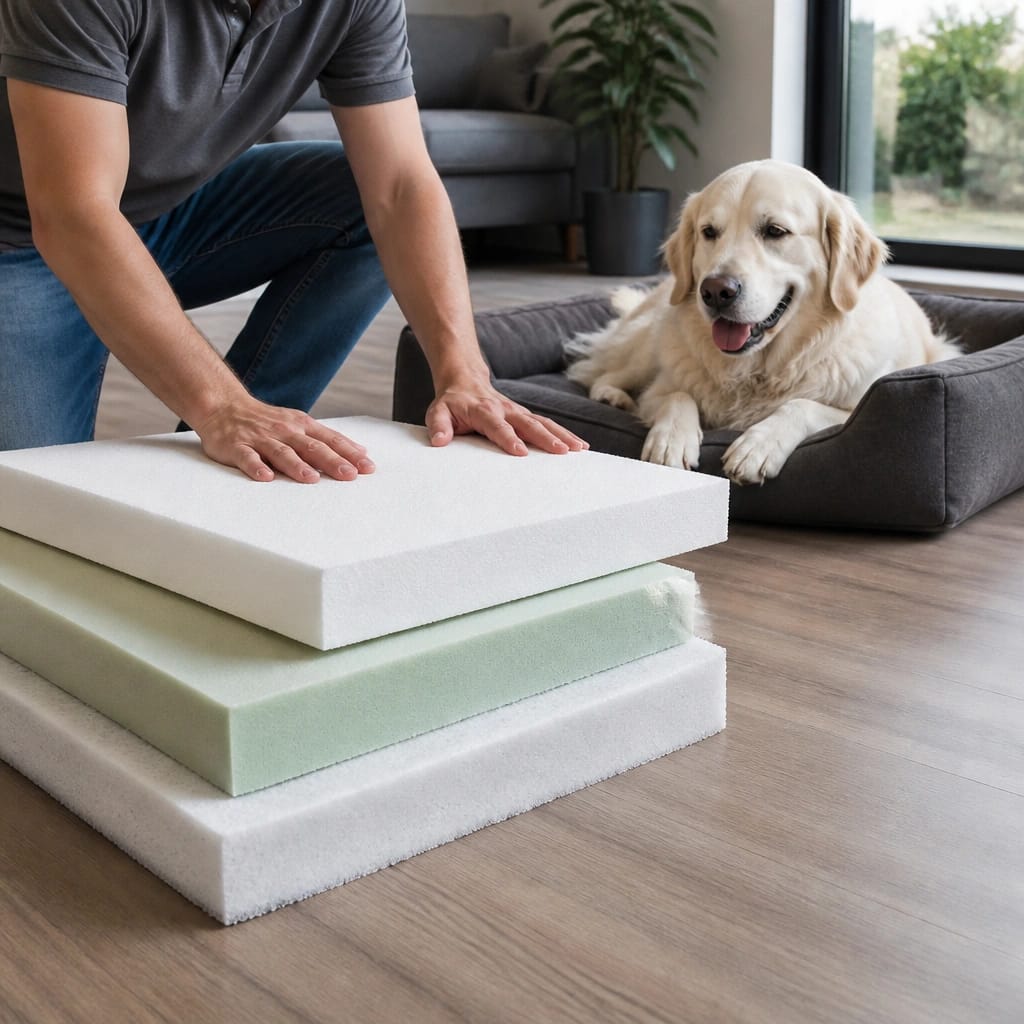 How Thick Should Dog Bed Foam Be?