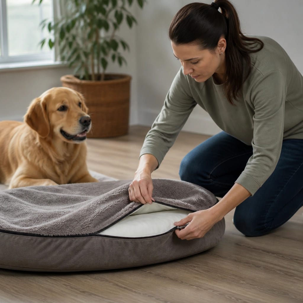 How to Care for a Microfiber Dog Bed Cover (So It Lasts)