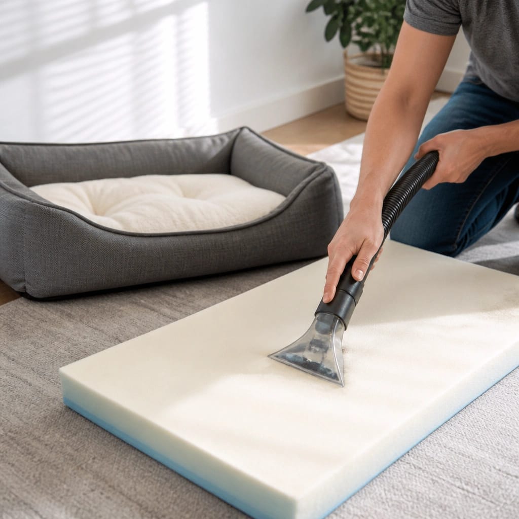 How to Clean Dog Bed Foam