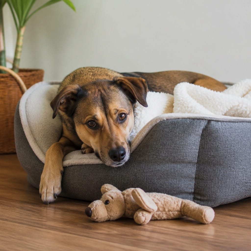 How to Help a Rescue Dog Adjust to a New Sleeping Area