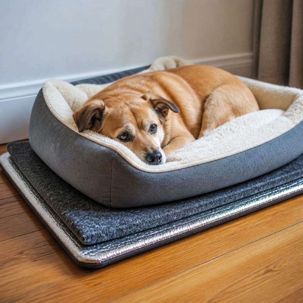 How to Insulate a Dog Bed From a Cold Floor