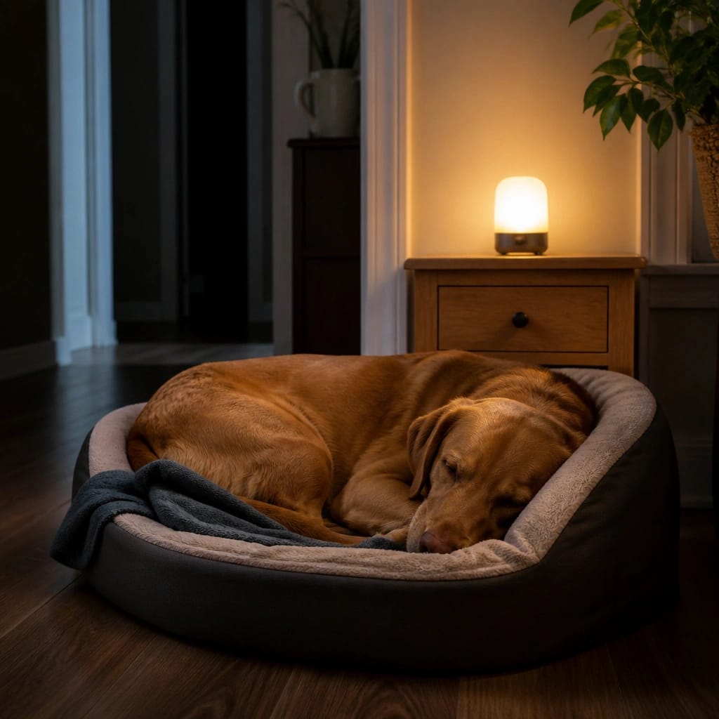 How to Make a Dog's Sleeping Area Safer at Night