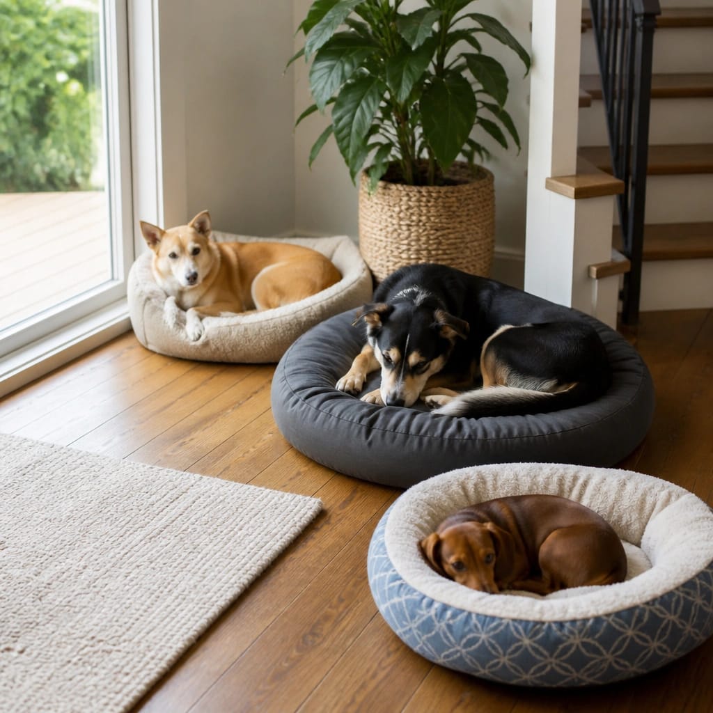 How to Set Up Multiple Dog Beds Without Wasting Space