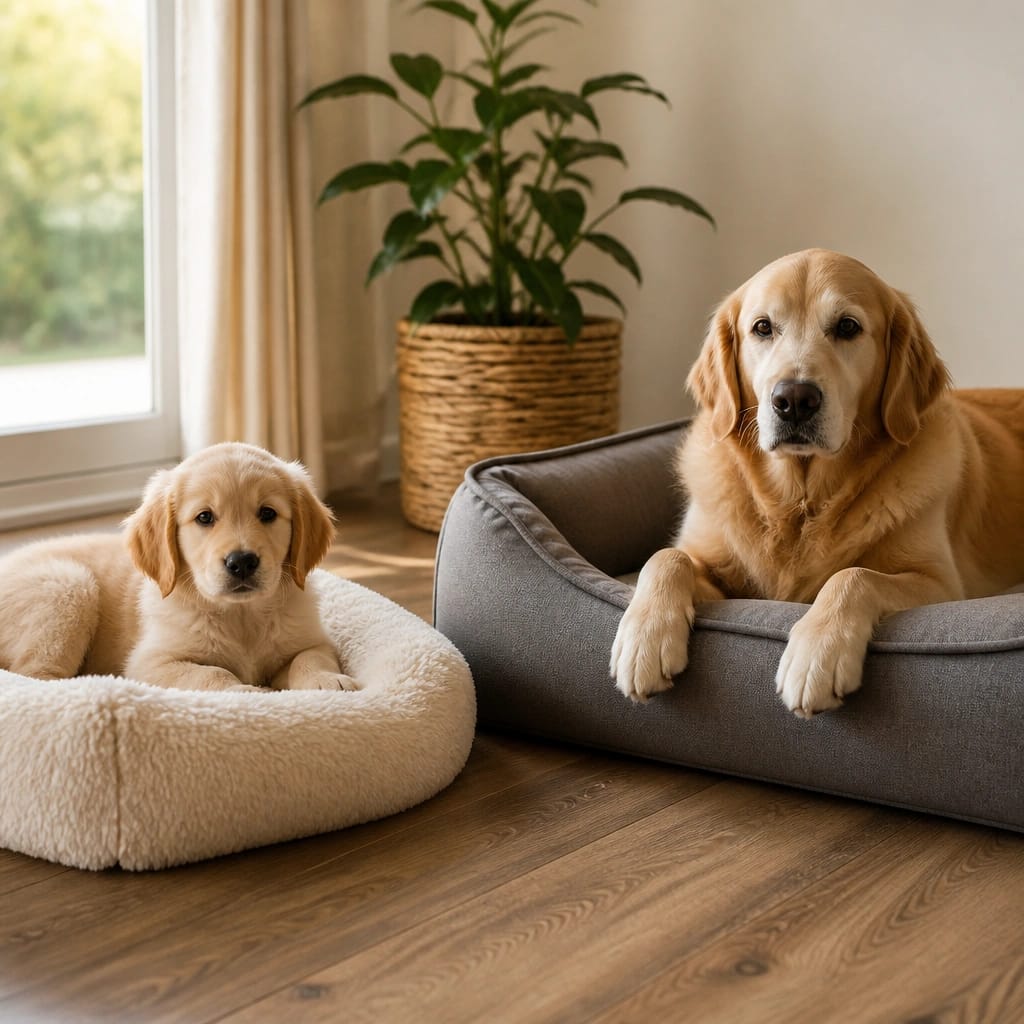 How to Transition From Puppy Bedding to an Adult Dog Bed