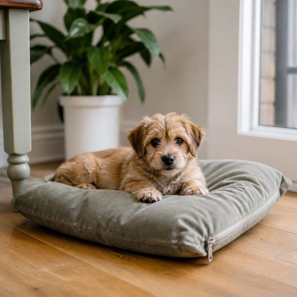 How to Turn an Old Pillow Into Dog Bedding