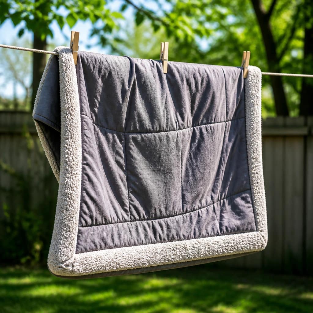 How to Wash and Dry a Dog Bed Without Trapping Moisture