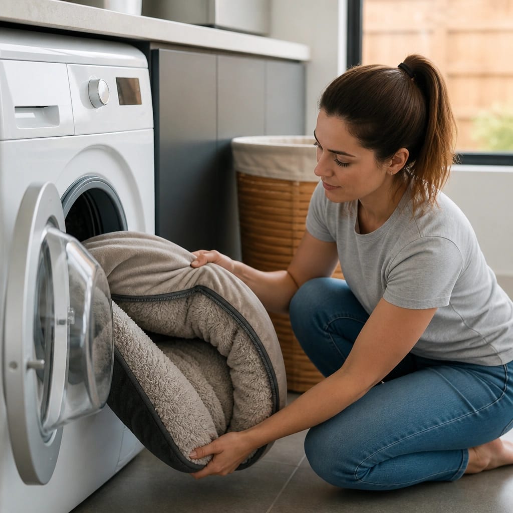 How to Wash the Cover Without Shrinking or Breaking Zippers
