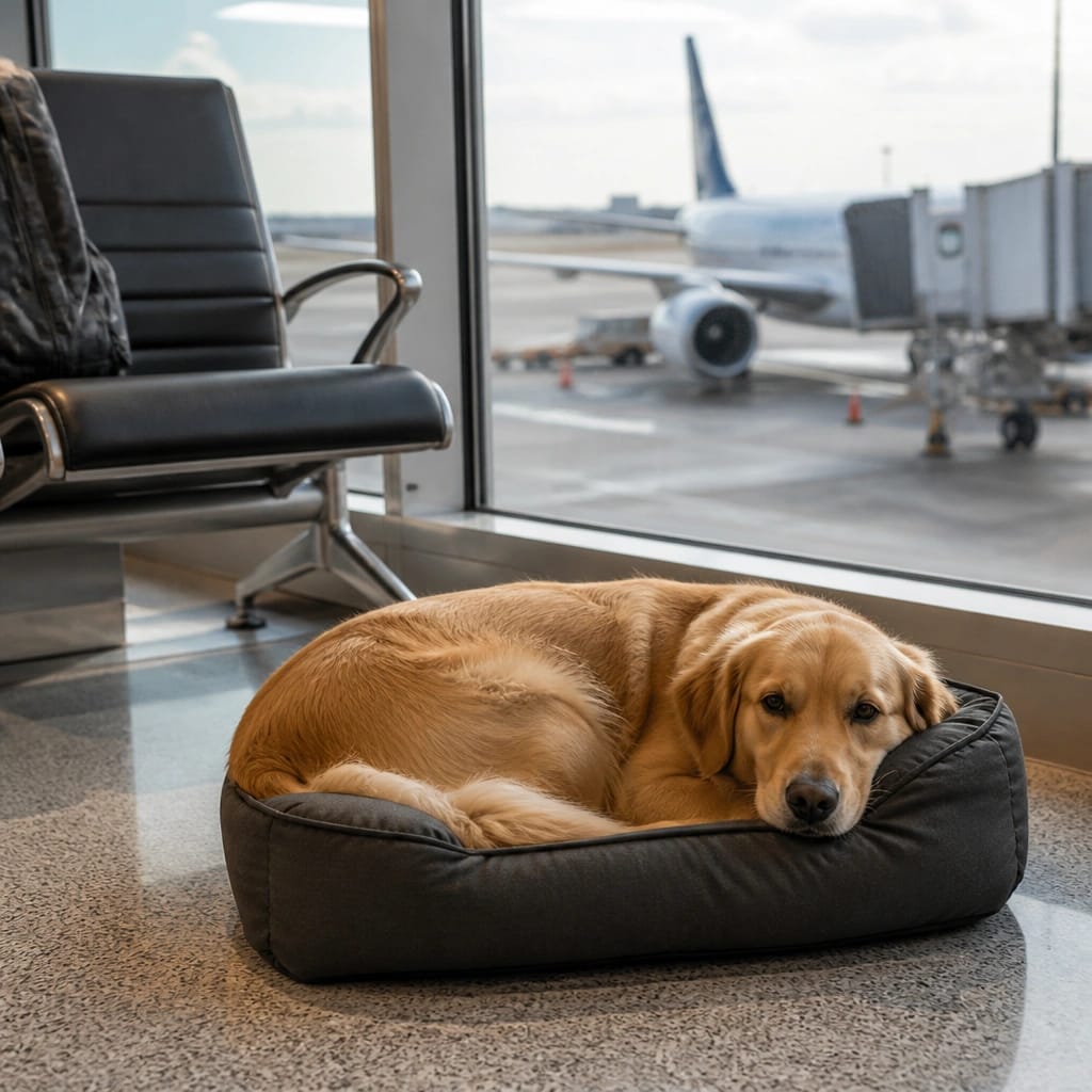 Option 4: Using a Dedicated Travel Dog Bed