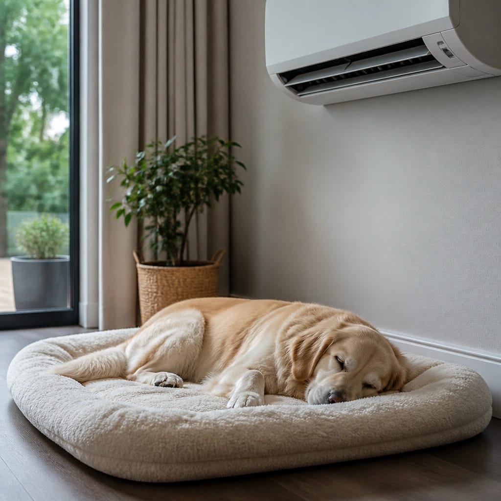 Should a Dog Bed Be Near an Air Conditioner?