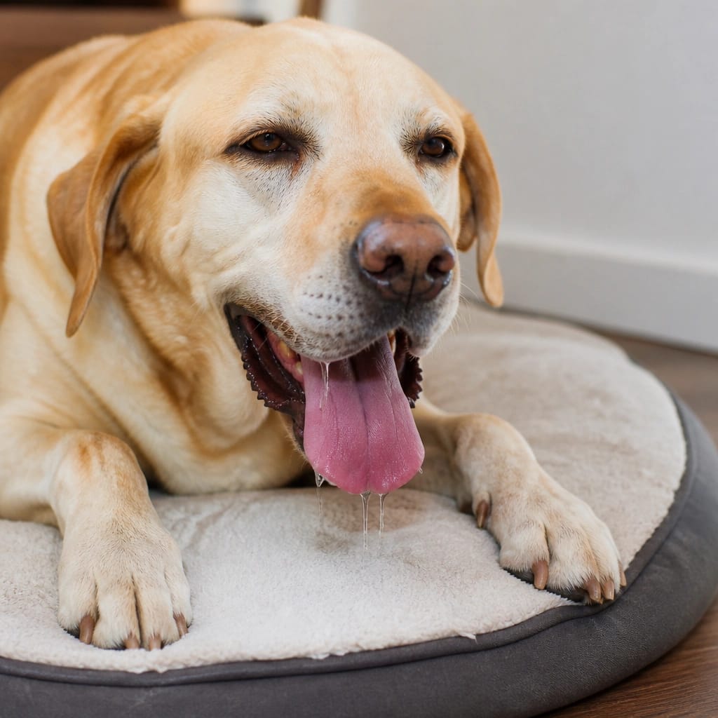 Signs Your Dog Is Too Hot on Their Bed