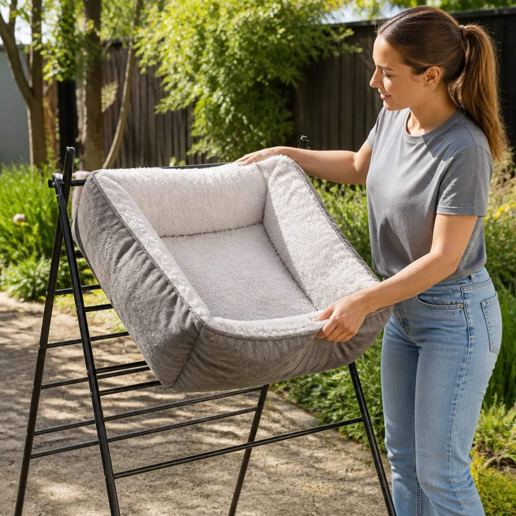 The Best Way to Dry a Dog Bed After Washing