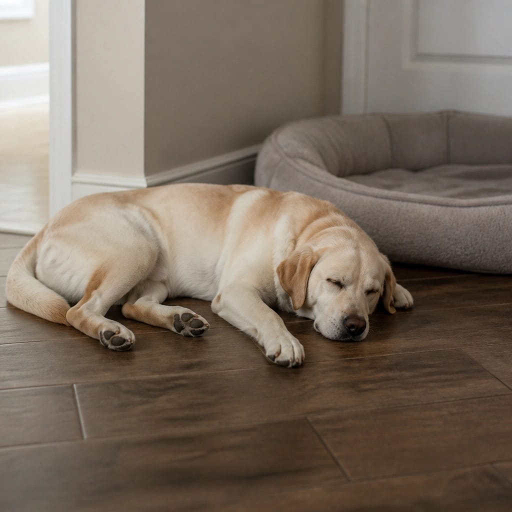 The Real Reasons Dogs Choose Hard Floors