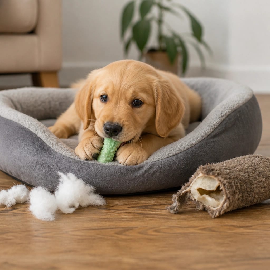 What Makes a Bed Safe for a Teething Dog and What Doesn't