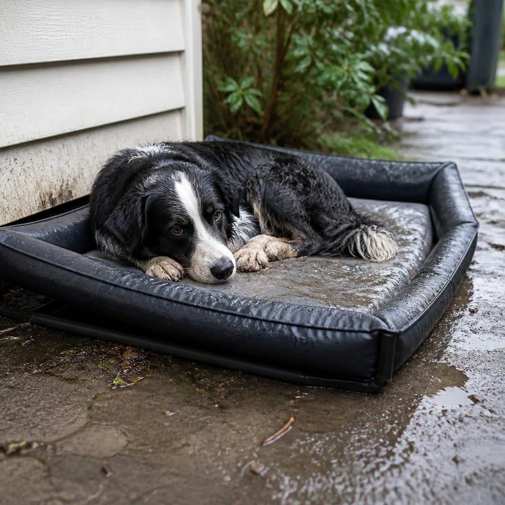 Why a Wet Outdoor Dog Bed Is a Real Problem