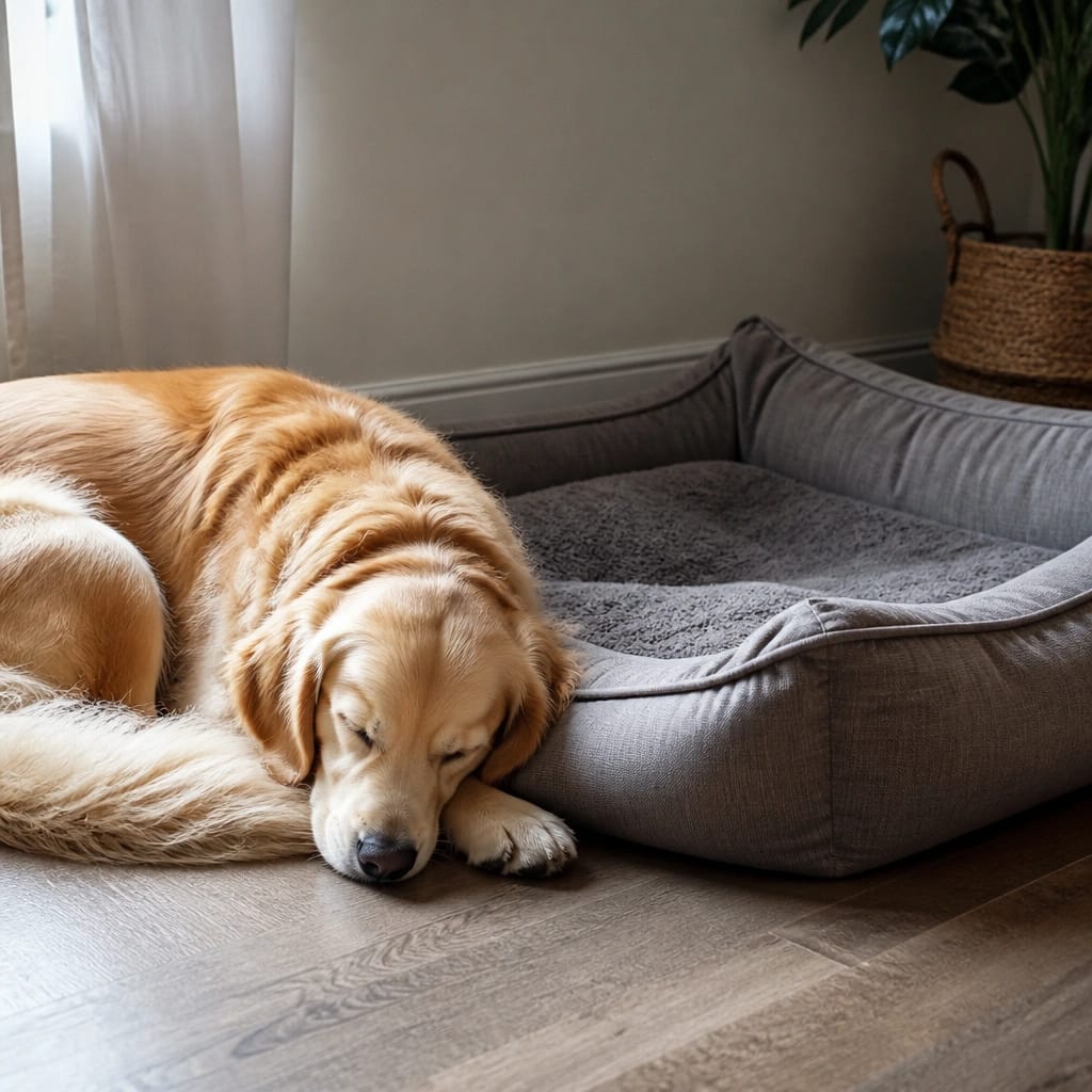 Why Does My Dog Sleep Beside Their Bed Instead of on It?